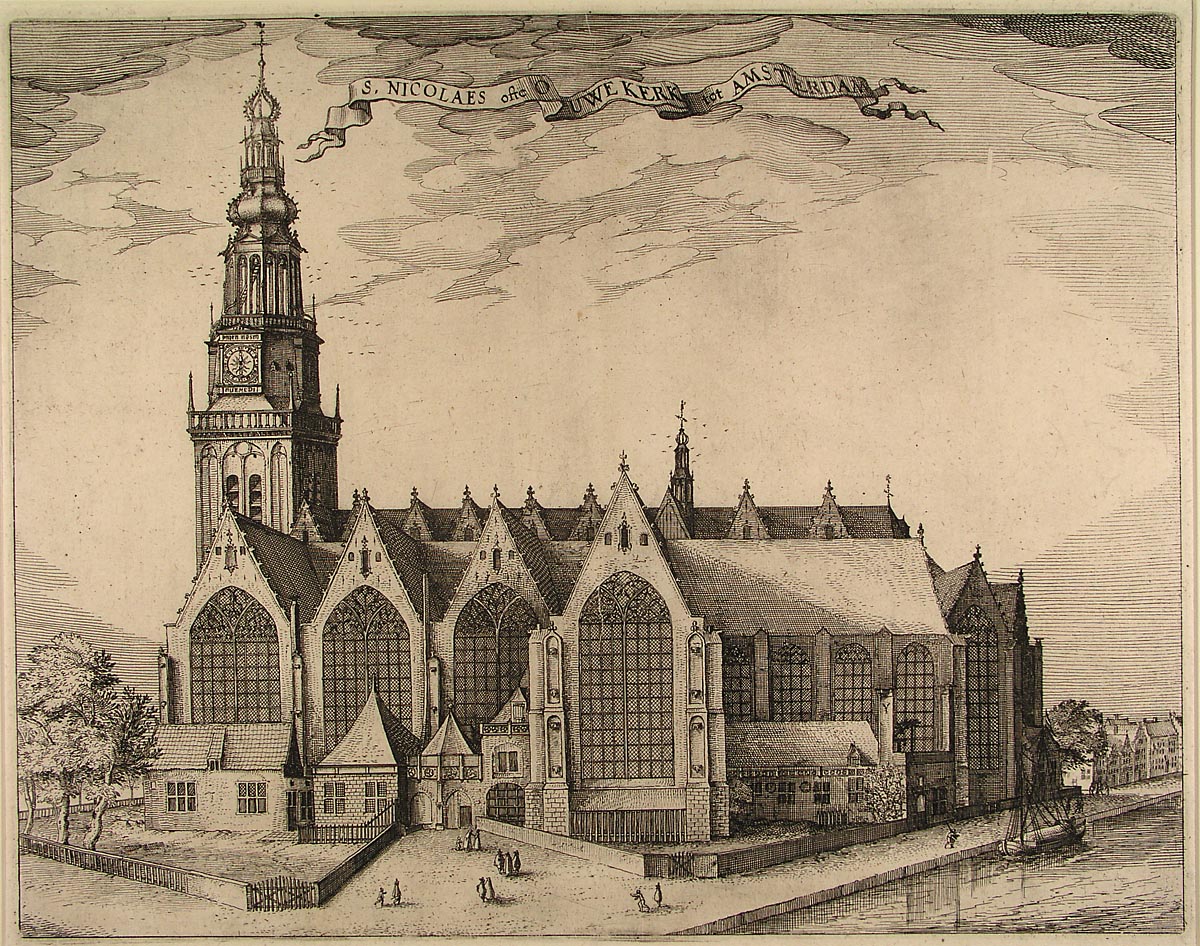 Церкви Oude Kerk в Амстердаме альтен