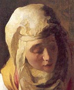 Christ in the House of Martha and Mary (detail), Johannes Vermeer